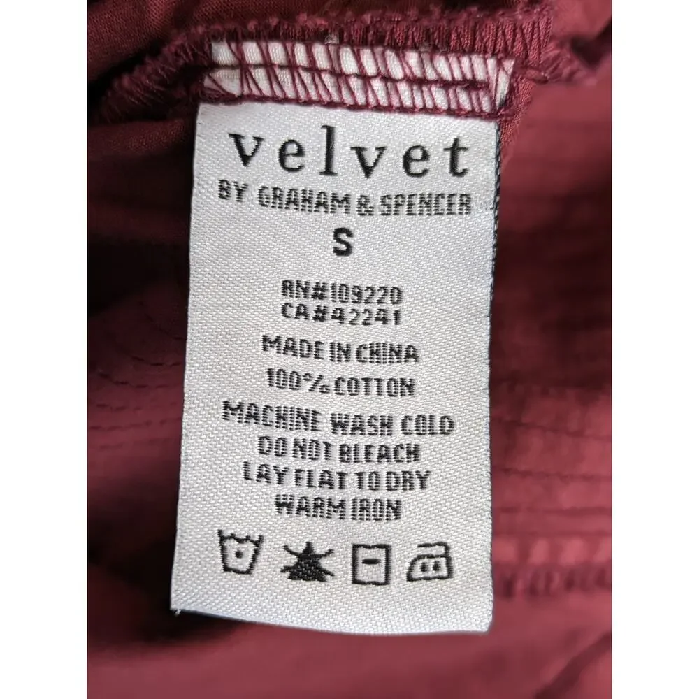 Lily Aldridge Velvet Graham Spencer Ruby Army Jacket Dusty Rose Shacket Size S
